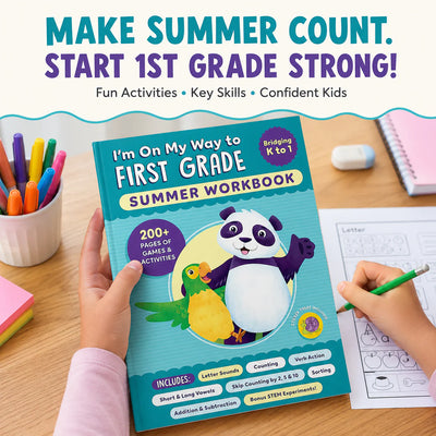 I'm On My Way to First Grade: Summer Workbook (Bridging K to 1)